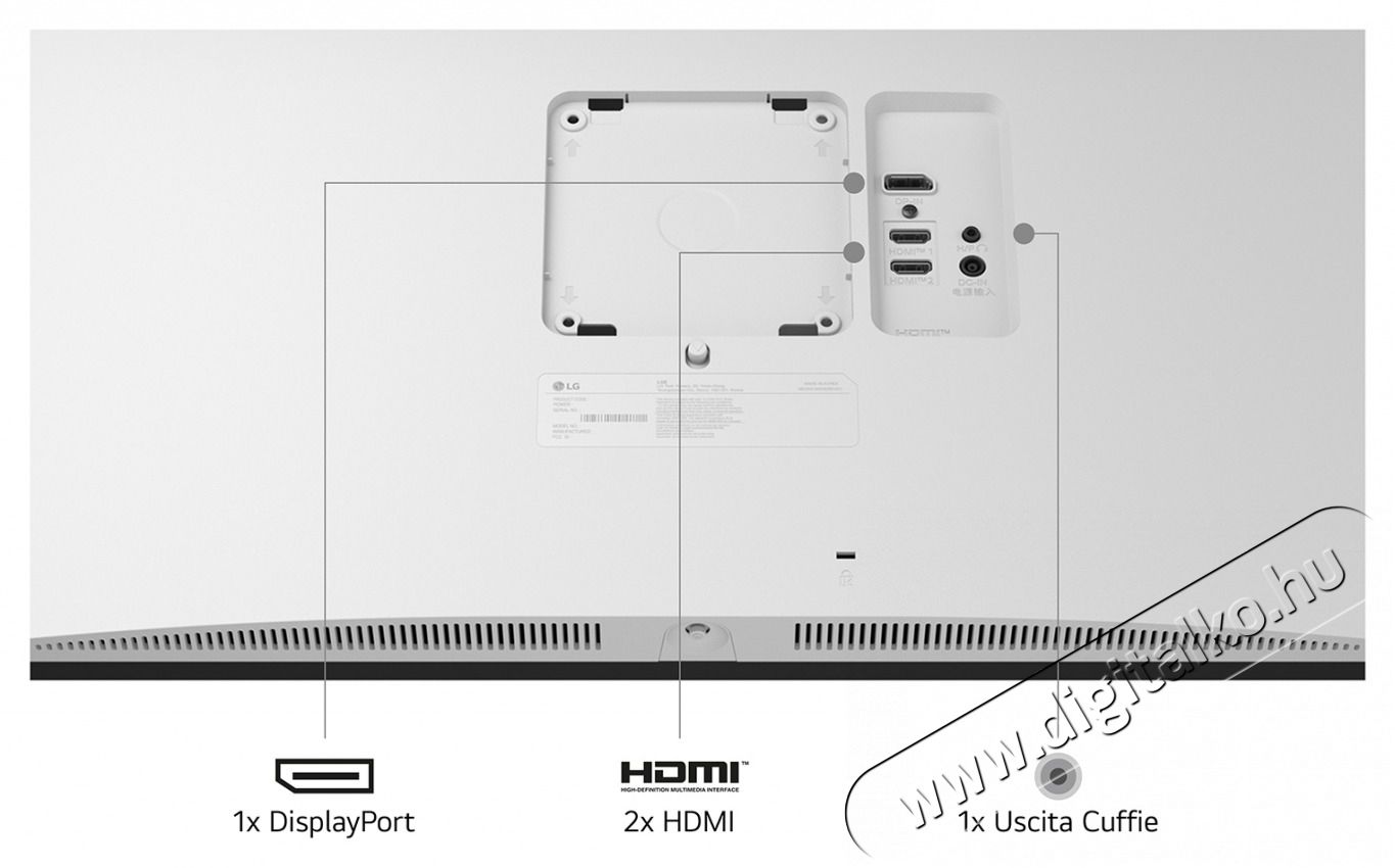 LG 27 27US550-W.AEU 4K UHD IPS HDMI/DP monitor Iroda &eacute;s sz&aacute;m&iacute;t&aacute;stechnika - Monitor - Monitor - 516220