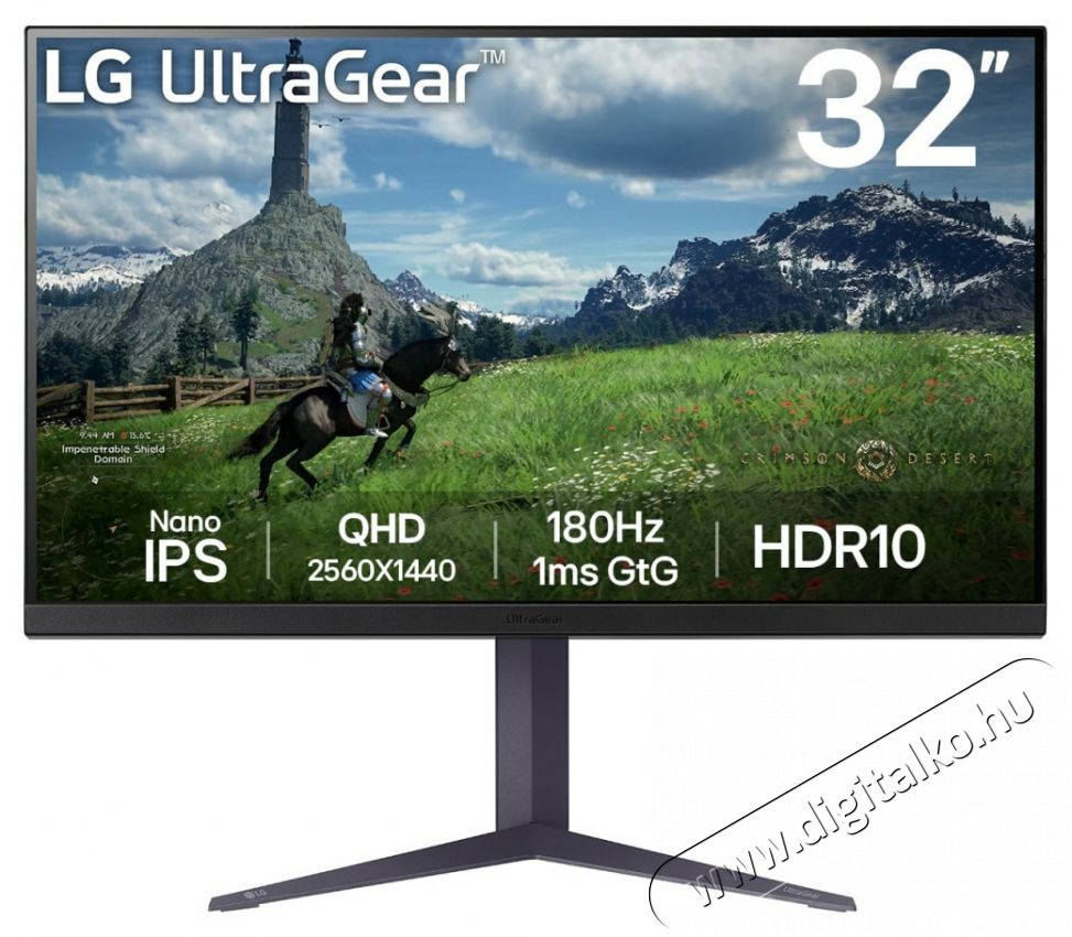 LG 32GS85Q-B.AEU Gaming monitor Iroda &eacute;s sz&aacute;m&iacute;t&aacute;stechnika - Monitor - Monitor - 500943