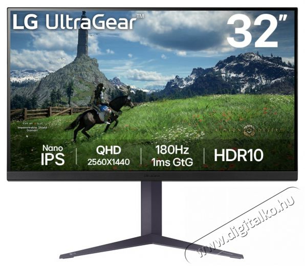 LG 32GS85Q-B.AEU Gaming monitor Iroda &eacute;s sz&aacute;m&iacute;t&aacute;stechnika - Monitor - Monitor - 500943