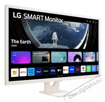 LG 32SR50F-W FHD IPS HDMI/USB/Bluetooth/AirPlay smart monitor Iroda &eacute;s sz&aacute;m&iacute;t&aacute;stechnika - Monitor - Monitor - 514685