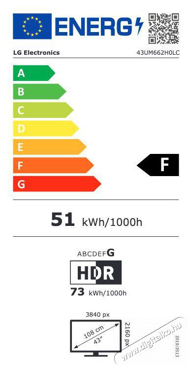 LG 43 43UM662H0LC 4K UHD Smart Hotel TV Telev&iacute;zi&oacute;k - LED telev&iacute;zi&oacute; - UHD 4K felbont&aacute;s&uacute; - 495849