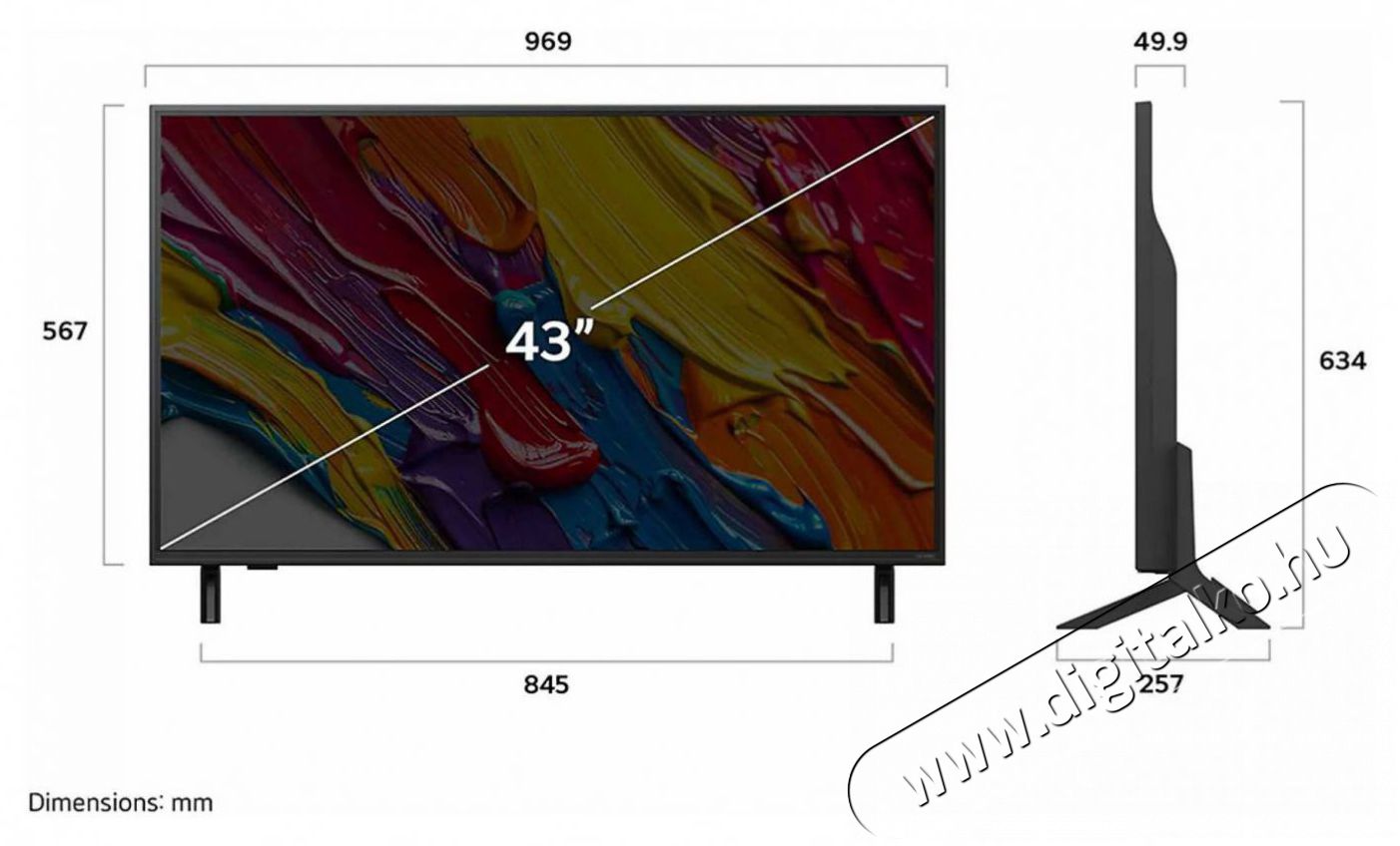LG 43QNED84A3C Telev&iacute;zi&oacute;k - LED telev&iacute;zi&oacute; - UHD 4K felbont&aacute;s&uacute; - 512077