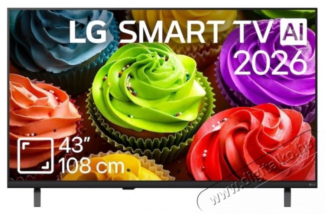 LG 43 Smart 43LB65003LA Full-HD AI okos TV 2026,webOS, streaming,HDR10 PRO Telev&iacute;zi&oacute;k - LED telev&iacute;zi&oacute; - UHD 4K felbont&aacute;s&uacute; - 540622