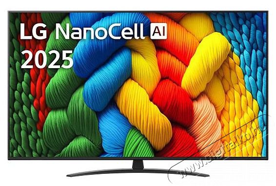 LG 50 NanoCell 50NANO81A3A 4K AI Smart TV 2025, Ultra HD, HDR, webOS, okos tv, 126 cm Telev&iacute;zi&oacute;k - LED telev&iacute;zi&oacute; - UHD 4K felbont&aacute;s&uacute; - 506814