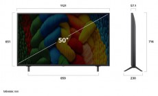 LG 50NANO80A3B 50 colos NanoCell AI NANO80 4K Smart TV 2025 Telev&iacute;zi&oacute;k - LED telev&iacute;zi&oacute; - UHD 4K felbont&aacute;s&uacute; - 506833