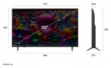 LG 50UA73003LA 50 colos UHD AI UA73 4K Smart TV 2025 Telev&iacute;zi&oacute;k - LED telev&iacute;zi&oacute; - UHD 4K felbont&aacute;s&uacute; - 506831