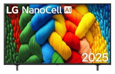 LG 55NANO80A3B 55 colos NanoCell AI NANO80 4K Smart TV 2025 Telev&iacute;zi&oacute;k - LED telev&iacute;zi&oacute; - UHD 4K felbont&aacute;s&uacute; - 506873