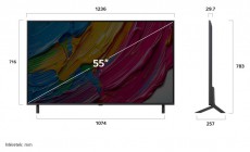 LG 55QNED80A3A 55 colos QNED AI QNED80 4K Smart TV 2025 Telev&iacute;zi&oacute;k - LED telev&iacute;zi&oacute; - UHD 4K felbont&aacute;s&uacute; - 506896