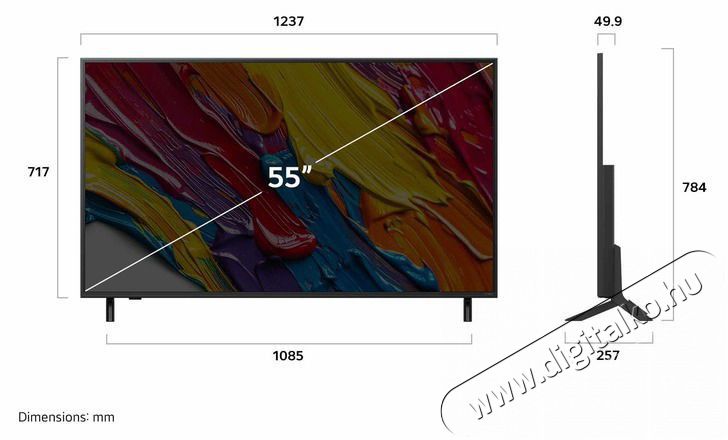 LG 55QNED84A3C Telev&iacute;zi&oacute;k - LED telev&iacute;zi&oacute; - UHD 4K felbont&aacute;s&uacute; - 512075