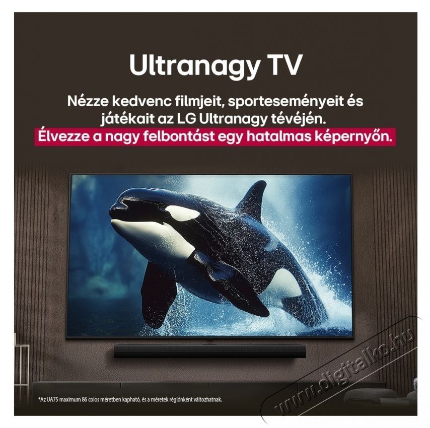 LG 65UA74003LB UHD SMART LED TV Telev&iacute;zi&oacute;k - LED telev&iacute;zi&oacute; - UHD 4K felbont&aacute;s&uacute; - 531276