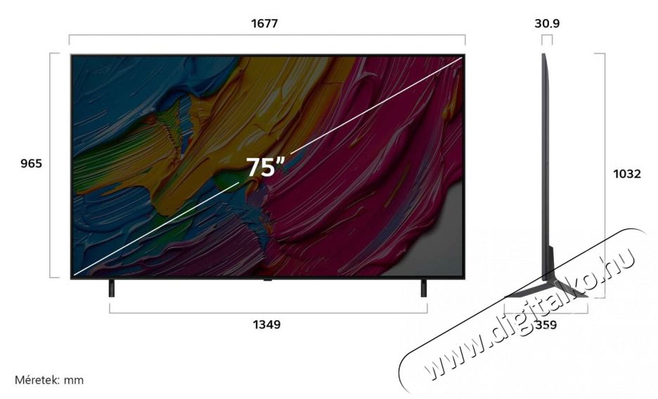 LG 75QNED80A3A 75 colos QNED AI QNED80 4K Smart TV 2025 Telev&iacute;zi&oacute;k - LED telev&iacute;zi&oacute; - UHD 4K felbont&aacute;s&uacute; - 506800