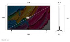 LG 86QNED80A3A 86 colos QNED AI QNED80 4K Smart TV 2025 Telev&iacute;zi&oacute;k - LED telev&iacute;zi&oacute; - UHD 4K felbont&aacute;s&uacute; - 506796