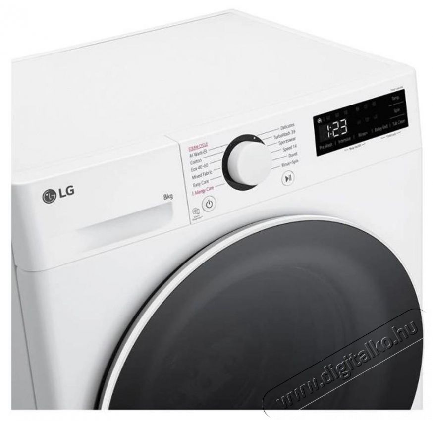 LG F2WR508S0W El&ouml;lt&ouml;ltős keskeny mos&oacute;g&eacute;p H&aacute;ztart&aacute;s / Otthon / K&uuml;lt&eacute;r - Mos&oacute;g&eacute;p / sz&aacute;r&iacute;t&oacute;g&eacute;p - El&ouml;lt&ouml;ltős keskeny (45cm-ig) mos&oacute;g&eacute;p - 496416