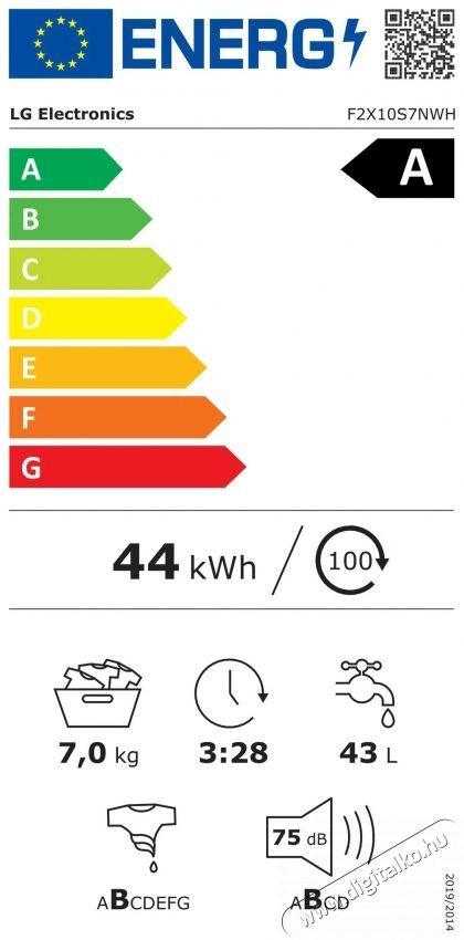 LG F2X10S7NWH el&ouml;lt&ouml;ltős mos&oacute;g&eacute;p H&aacute;ztart&aacute;s / Otthon / K&uuml;lt&eacute;r - Mos&oacute;g&eacute;p / sz&aacute;r&iacute;t&oacute;g&eacute;p - El&ouml;lt&ouml;ltős norm&aacute;l (60cm-ig) mos&oacute;g&eacute;p - 535881