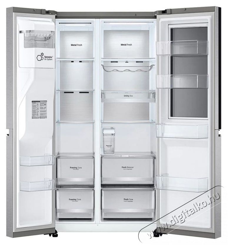 LG GSXV91MBAE Side by Side hűtő Konyhai term&eacute;kek - Hűtő, fagyaszt&oacute; (szabadon&aacute;ll&oacute;) - Amerikai t&iacute;pus&uacute; Side By Side hűtő - 400114