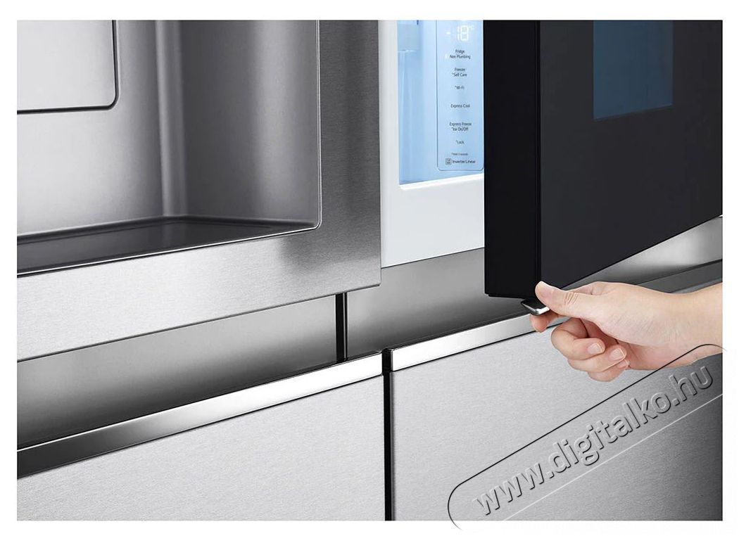 LG GSXV91MBAE Side by Side hűtő Konyhai term&eacute;kek - Hűtő, fagyaszt&oacute; (szabadon&aacute;ll&oacute;) - Amerikai t&iacute;pus&uacute; Side By Side hűtő - 400114