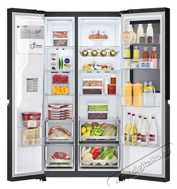 LG GSGV80EPLD Side by side hűtő Konyhai term&eacute;kek - Hűtő, fagyaszt&oacute; (szabadon&aacute;ll&oacute;) - Amerikai t&iacute;pus&uacute; Side By Side hűtő - 492678