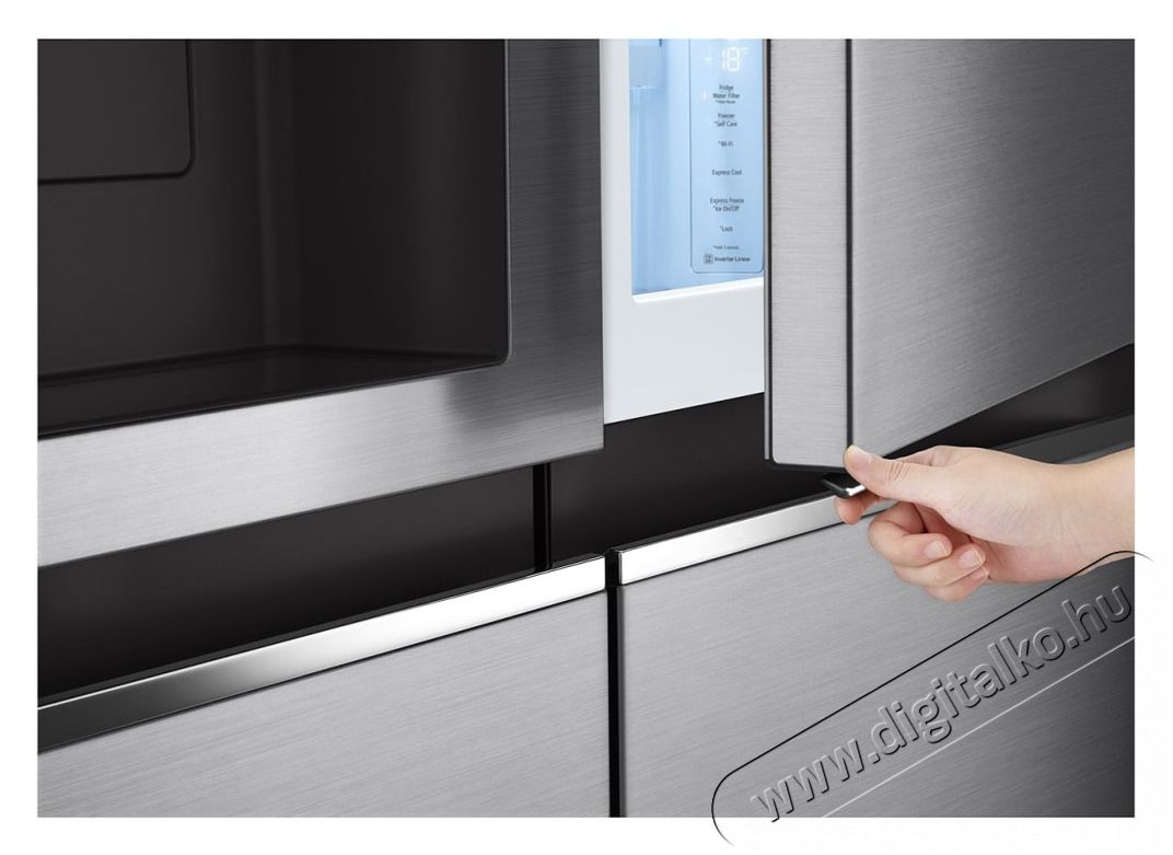 LG GSJV70PZTE HŰTŐ SIDE BY SIDE Konyhai term&eacute;kek - Hűtő, fagyaszt&oacute; (szabadon&aacute;ll&oacute;) - Amerikai t&iacute;pus&uacute; Side By Side hűtő - 499564