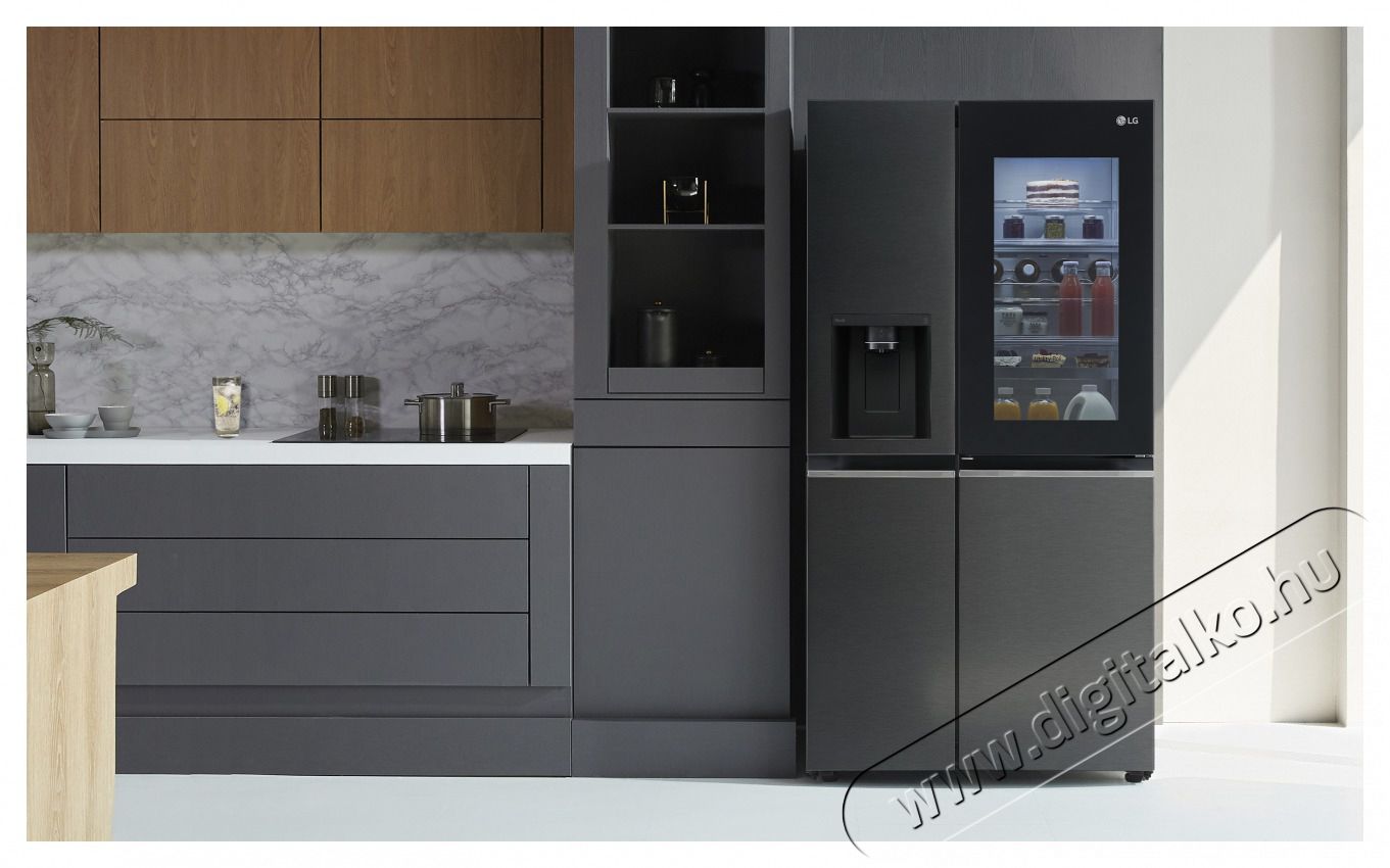 LG GSXV90MCDE HŰTŐ SIDE BY SIDE Konyhai term&eacute;kek - Hűtő, fagyaszt&oacute; (szabadon&aacute;ll&oacute;) - Amerikai t&iacute;pus&uacute; Side By Side hűtő - 499562