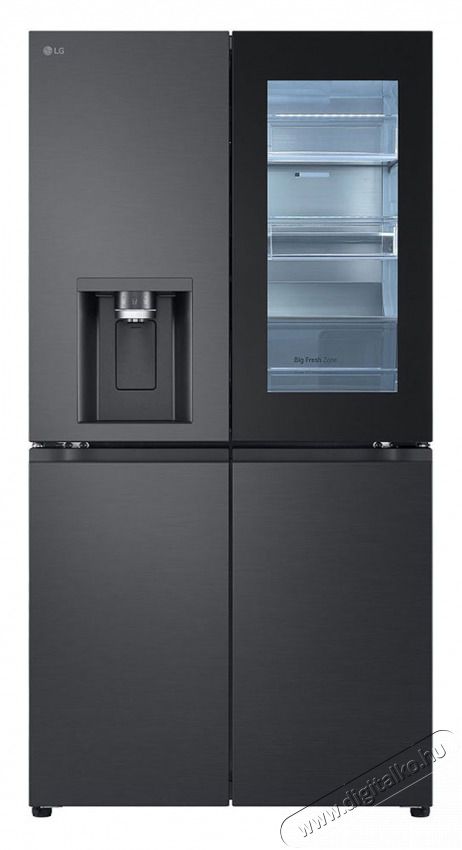 LG GMG960EVEE Side by Side hűtő Konyhai term&eacute;kek - Hűtő, fagyaszt&oacute; (szabadon&aacute;ll&oacute;) - Amerikai t&iacute;pus&uacute; Side By Side hűtő - 500805