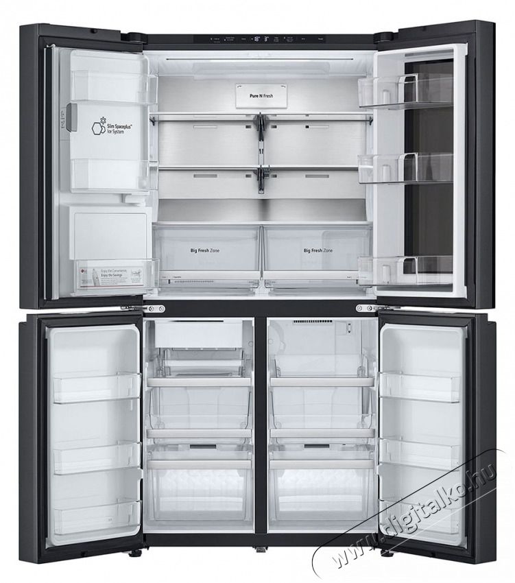 LG GMG960EVEE Side by Side hűtő Konyhai term&eacute;kek - Hűtő, fagyaszt&oacute; (szabadon&aacute;ll&oacute;) - Amerikai t&iacute;pus&uacute; Side By Side hűtő - 500805