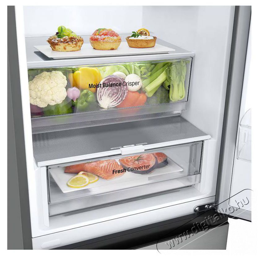 LG GBV3200DPY alulfagyaszt&oacute;s hűtő Konyhai term&eacute;kek - Hűtő, fagyaszt&oacute; (szabadon&aacute;ll&oacute;) - Alulfagyaszt&oacute;s kombin&aacute;lt hűtő - 500906