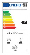 LG GTF744BLPED HŰTŐ FEL&Uuml;LFAGYASZT&Oacute;S Konyhai term&eacute;kek - Hűtő, fagyaszt&oacute; (szabadon&aacute;ll&oacute;) - Fel&uuml;lfagyaszt&oacute;s kombin&aacute;lt hűtő - 502945