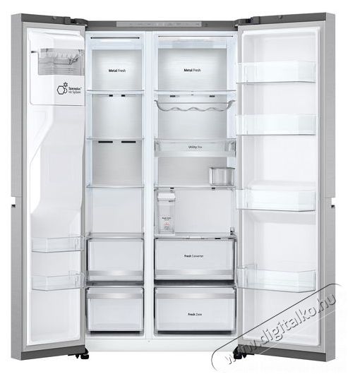 LG GSLE91MBAB Konyhai term&eacute;kek - Hűtő, fagyaszt&oacute; (szabadon&aacute;ll&oacute;) - Amerikai t&iacute;pus&uacute; Side By Side hűtő - 509506
