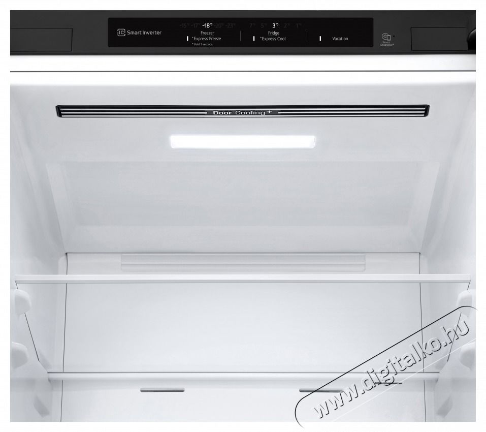 LG GBV3100AEP Alulfagyaszt&oacute;s hűtőszekr&eacute;ny, Fresh Converter &eacute;s ThinQ technol&oacute;gia Konyhai term&eacute;kek - Hűtő, fagyaszt&oacute; (szabadon&aacute;ll&oacute;) - Alulfagyaszt&oacute;s kombin&aacute;lt hűtő - 531147