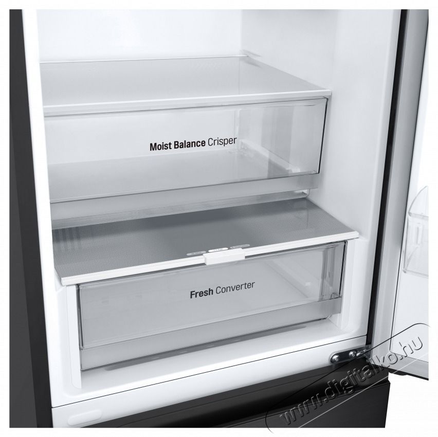 LG GBV3100AEP Alulfagyaszt&oacute;s hűtőszekr&eacute;ny, Fresh Converter &eacute;s ThinQ technol&oacute;gia Konyhai term&eacute;kek - Hűtő, fagyaszt&oacute; (szabadon&aacute;ll&oacute;) - Alulfagyaszt&oacute;s kombin&aacute;lt hűtő - 531147