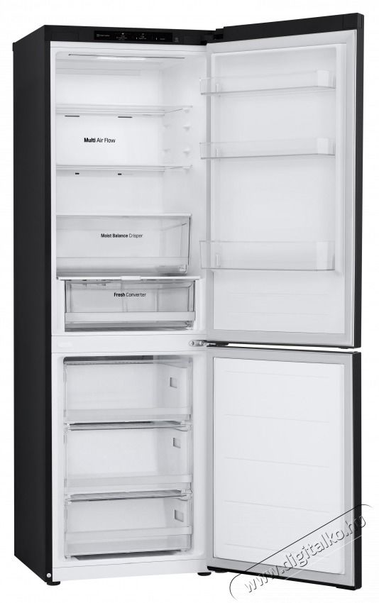 LG GBV3100AEP Alulfagyaszt&oacute;s hűtőszekr&eacute;ny, Fresh Converter &eacute;s ThinQ technol&oacute;gia Konyhai term&eacute;kek - Hűtő, fagyaszt&oacute; (szabadon&aacute;ll&oacute;) - Alulfagyaszt&oacute;s kombin&aacute;lt hűtő - 531147