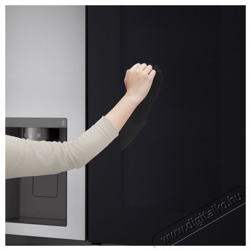LG GSXV80PZLE InstaView Door-in-Door Side-by-Side hűtőszekr&eacute;ny Konyhai term&eacute;kek - Hűtő, fagyaszt&oacute; (szabadon&aacute;ll&oacute;) - Amerikai t&iacute;pus&uacute; Side By Side hűtő - 531146
