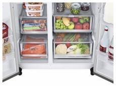 LG GSXV80PZLE InstaView Door-in-Door Side-by-Side hűtőszekr&eacute;ny Konyhai term&eacute;kek - Hűtő, fagyaszt&oacute; (szabadon&aacute;ll&oacute;) - Amerikai t&iacute;pus&uacute; Side By Side hűtő - 531146