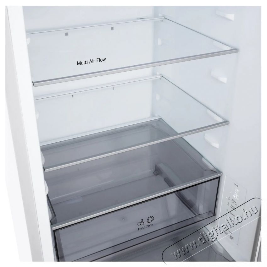 LG GBBSJ10ESW Alulfagyaszt&oacute;s hűtőszekr&eacute;ny Konyhai term&eacute;kek - Hűtő, fagyaszt&oacute; (szabadon&aacute;ll&oacute;) - Alulfagyaszt&oacute;s kombin&aacute;lt hűtő - 531601