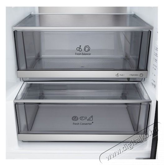 LG GBBS726CMB Alulfagyaszt&oacute;s hűtőszekr&eacute;ny Konyhai term&eacute;kek - Hűtő, fagyaszt&oacute; (szabadon&aacute;ll&oacute;) - Alulfagyaszt&oacute;s kombin&aacute;lt hűtő - 534043