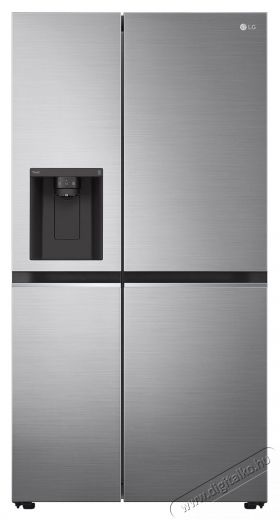 LG GSLV70PZTE Side by Side hűtő, 635 l, M:179cm, Total No Frost, V&iacute;zadagol&oacute;, Door Cooling, E energiaoszt&aacute;ly, Ez&uuml;st Konyhai term&eacute;kek - Hűtő, fagyaszt&oacute; (be&eacute;p&iacute;thető) - Amerikai t&iacute;pus&uacute; Side By Side hűtő - 535411