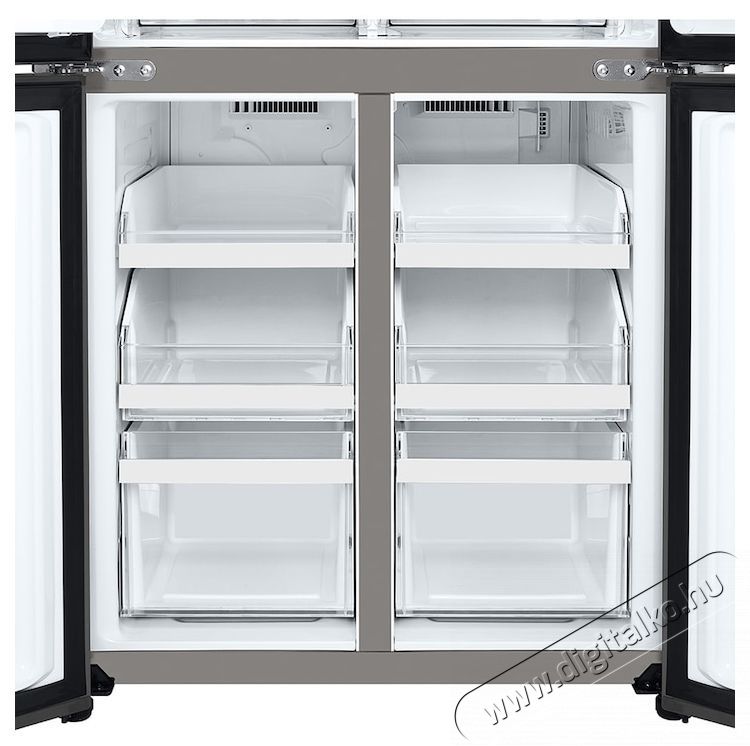 LG GMB860PYDE Side by side hűtőszekr&eacute;ny, 530 l, No Frost, Multi-Door, E energiaoszt&aacute;ly, M 179 cm, Rozsdamentes ac&eacute;l Konyhai term&eacute;kek - Hűtő, fagyaszt&oacute; (szabadon&aacute;ll&oacute;) - Amerikai t&iacute;pus&uacute; Side By Side hűtő - 535407