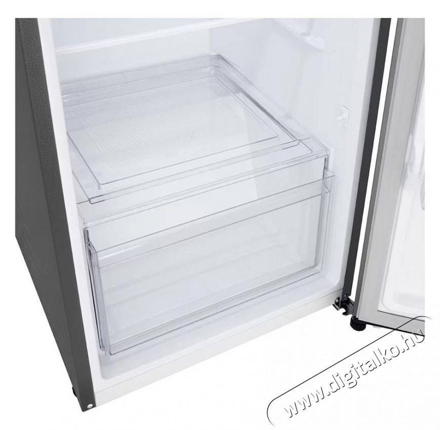 LG GTBV20PYZJD k&eacute;tajt&oacute;s hűtőszekr&eacute;ny, No Frost, 266 l, H: 168 cm, E energiaoszt&aacute;ly, Ez&uuml;st Konyhai term&eacute;kek - Hűtő, fagyaszt&oacute; (szabadon&aacute;ll&oacute;) - Fel&uuml;lfagyaszt&oacute;s kombin&aacute;lt hűtő - 535405