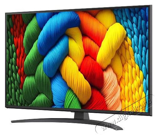 LG 43 Nanoell 43NANO81A3A 4K AI Smart TV 2025, Ultra HD, HDR, webOS, okos tv, 108 cm Telev&iacute;zi&oacute;k - LED telev&iacute;zi&oacute; - UHD 4K felbont&aacute;s&uacute; - 506685
