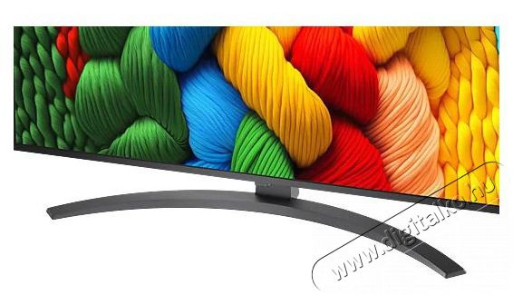 LG 43 Nanoell 43NANO81A3A 4K AI Smart TV 2025, Ultra HD, HDR, webOS, okos tv, 108 cm Telev&iacute;zi&oacute;k - LED telev&iacute;zi&oacute; - UHD 4K felbont&aacute;s&uacute; - 506685