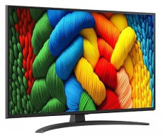 LG 43 Nanoell 43NANO81A3A 4K AI Smart TV 2025, Ultra HD, HDR, webOS, okos tv, 108 cm Telev&iacute;zi&oacute;k - LED telev&iacute;zi&oacute; - UHD 4K felbont&aacute;s&uacute; - 506685