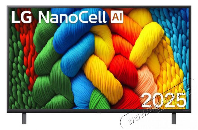 LG 43NANO80A3B 43 colos NanoCell AI NANO80 4K Smart TV 2025 Telev&iacute;zi&oacute;k - LED telev&iacute;zi&oacute; - UHD 4K felbont&aacute;s&uacute; - 506684