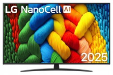 LG LG 55NANO81A3A 55 colos NanoCell AI NANO81 4K Smart TV 2025 Telev&iacute;zi&oacute;k - LED telev&iacute;zi&oacute; - UHD 4K felbont&aacute;s&uacute; - 506880