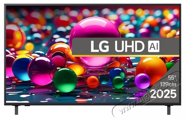 LG LED 55UA74003LB TV, 139 cm, Smart, 4K Ultra HD, G energiaoszt&aacute;ly (2025-&ouml;s modell) Telev&iacute;zi&oacute;k - LED telev&iacute;zi&oacute; - UHD 4K felbont&aacute;s&uacute; - 535413