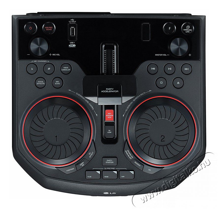 LG OK55 Hi-Fi rendszer DJ funkci&oacute;kkal Audio-Video / Hifi / Multim&eacute;dia - Party / DJ term&eacute;k - DJ term&eacute;k - 339418
