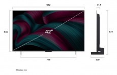 LG OLED42C51LA 42 colos LG OLED evo AI C5 4K Smart TV 2025 Telev&iacute;zi&oacute;k - OLED telev&iacute;zi&oacute; - UHD 4K felbont&aacute;s&uacute; - 507151