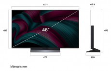 LG OLED48C51LA 48 colos LG OLED evo AI C5 4K Smart TV 2025 Telev&iacute;zi&oacute;k - OLED telev&iacute;zi&oacute; - UHD 4K felbont&aacute;s&uacute; - 507203