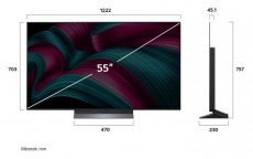 LG OLED55C51LA 55 colos LG OLED evo AI C5 4K Smart TV 2025 Telev&iacute;zi&oacute;k - OLED telev&iacute;zi&oacute; - UHD 4K felbont&aacute;s&uacute; - 507218