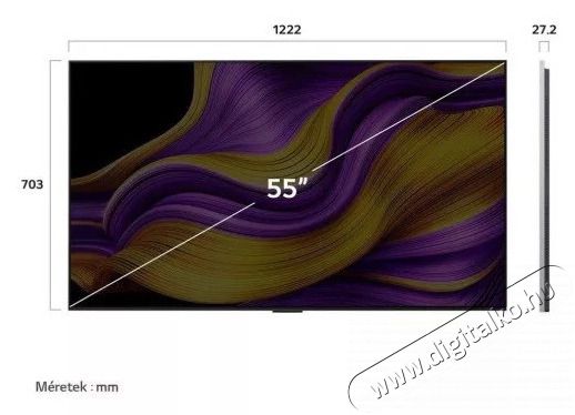 LG OLED55G51LW 4K AI Smart TV 2025, webOS, okos tv, Dolby Vision HDR, fali tv, 139 cm Telev&iacute;zi&oacute;k - OLED telev&iacute;zi&oacute; - UHD 4K felbont&aacute;s&uacute; - 507157