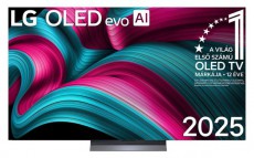 LG OLED65C51LA 65 colos LG OLED evo AI C5 4K Smart TV 2025 Televíziók - OLED televízió - UHD 4K felbontású - 507106